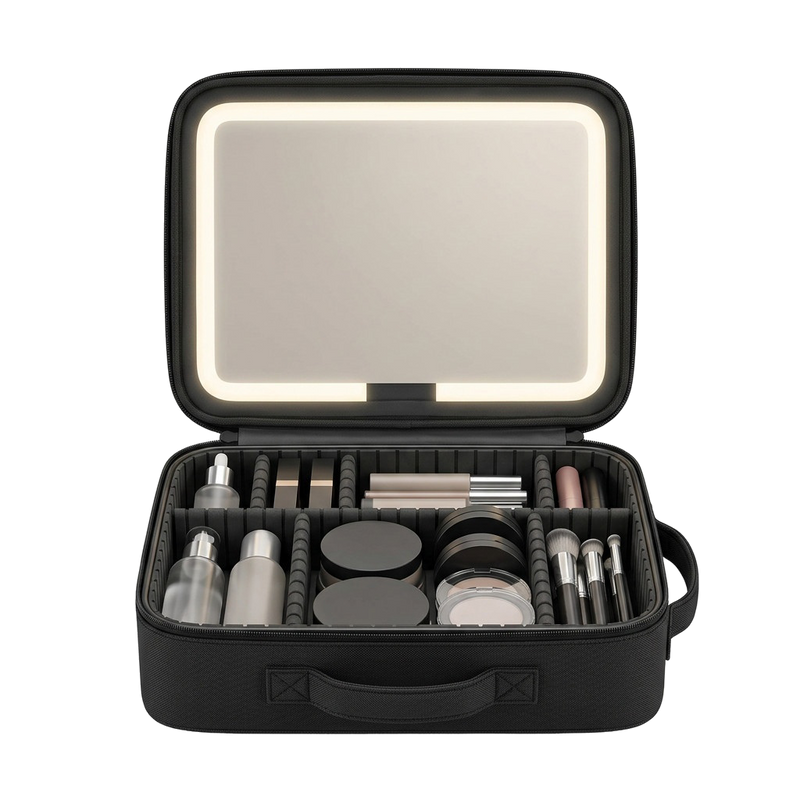 Premium Makeup Bag™ with LED Mirror
