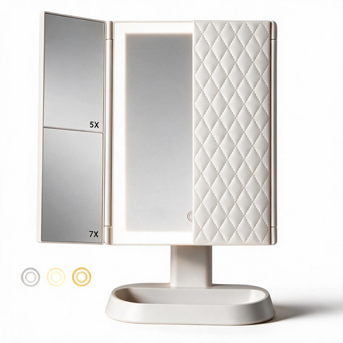 Sorandi Daylight Trifold — LED Makeup Mirror